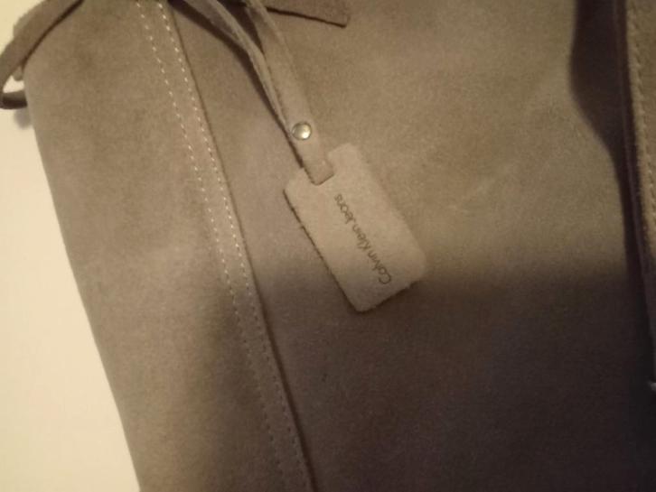 Vintage CALVIN KLEIN dames tas, Sieraden, Tassen en Uiterlijk, Tassen | Damestassen, Gebruikt, Handtas, Beige, Ophalen