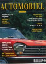 Automobiel 8 1992 : Peugeot 204 304 Cabrio & Coupe - Spyker, Gelezen, Automobiel, Ophalen of Verzenden, Algemeen