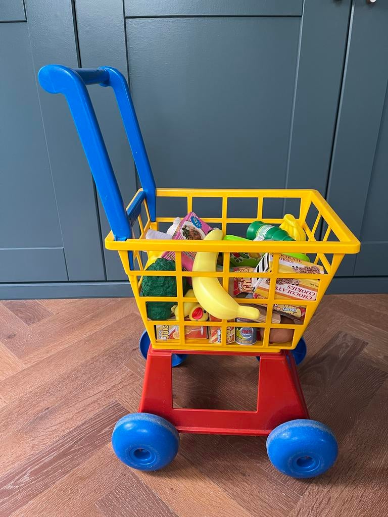 Kinder Boodschappenwagen met Boodschappen, Ophalen of Verzenden, Gebruikt, Jongen of Meisje