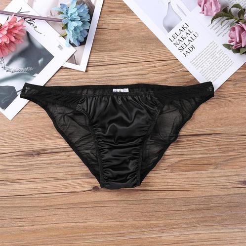 Doorzichtige zwarte heren slip / onderbroek sexy mannen, Kleding | Heren, Ondergoed, Slip, Zwart, Verzenden