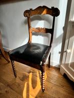 2 antieke eetkamer stoelem, Ophalen