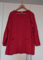 shirt rood met zakken voor maat 52 met 3/4 mouw, Kleding | Dames, Grote Maten, Ophalen of Verzenden, Zo goed als nieuw, Rood, Shirt of Top