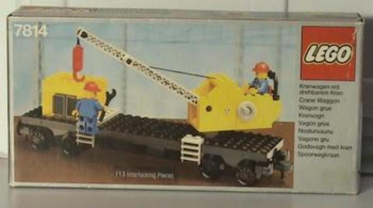 Lego:7814 Crane Wagon with small container 12v, Kinderen en Baby's, Speelgoed | Duplo en Lego, Gebruikt, Lego, Complete set, Ophalen of Verzenden