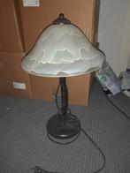 Tafellamp, Huis en Inrichting, Lampen | Tafellampen, 50 tot 75 cm, Ophalen of Verzenden, Zo goed als nieuw, Glas