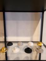 kaarsenhouders steen en glas, Nieuw, Ophalen of Verzenden, Minder dan 25 cm, Overige materialen