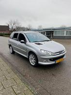 Peugeot 206 SW 1.6-16V Quiksilver, Auto's, Peugeot, Voorwielaandrijving, Gebruikt, Zwart, 4 cilinders