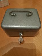 2 Metalen geldkistjes een met 4 vakken en een met 6 vakken, Ophalen, Gebruikt, Metaal of Blik, Overige thema's