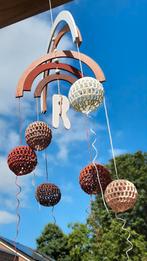 Mobiele, hout met gehaakte ballonnen, Ophalen of Verzenden, Nieuw, Haken, Overige typen