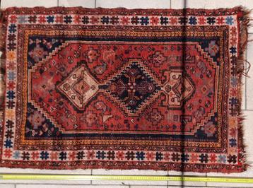 Antiek Perzisch tapijt, handgeknoopt, 130 x 85 beschikbaar voor biedingen