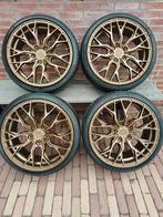 19 Inch Concaver Velgen met Zomerbanden 5x120, 19 inch, Gebruikt, Banden en Velgen, Ophalen of Verzenden