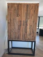 Massief Drijfhout Kast, Ophalen, Met deur(en), 100 tot 150 cm, Rustiek