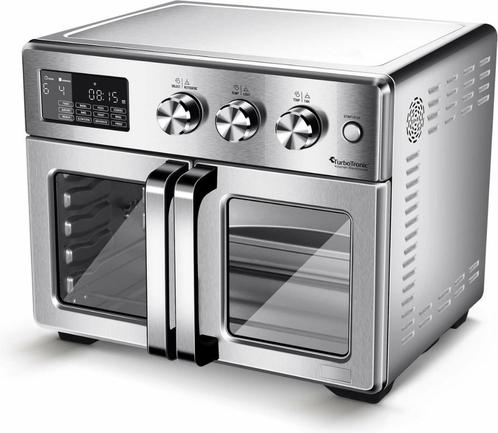 TurboTronic AFD32 Airfryer XXL en Oven – Dubbele Deur - 32 L, Witgoed en Apparatuur, Airfryers, Nieuw, Airfryer XXL, 1500 gram of meer