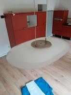Hanglamp mat glas, Huis en Inrichting, Lampen | Hanglampen, Ophalen, Gebruikt, Glas, Minder dan 50 cm