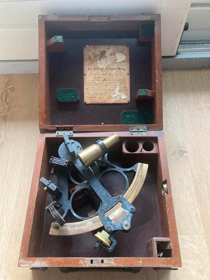 Antiek, ca35x35 cm, Watersport en Boten, Navigatiemiddelen en Scheepselektronica, Gebruikt, Overige typen, Ophalen of Verzenden