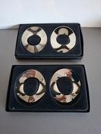 4 RVS Servetringen - Nieuwstaat, Ophalen of Verzenden, Nieuw, Rvs of Chroom, Los bestek