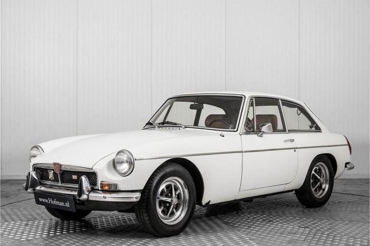 MG B 1.8 GT Overdrive . (bj 1974), Auto's, MG, Bedrijf, Te koop, B, Benzine, Coupé, Handgeschakeld, Geïmporteerd, Wit, Achterwielaandrijving