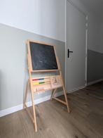 Krijtbord / whiteboard met klok en telraam, Ophalen, Gebruikt, Krijtbord