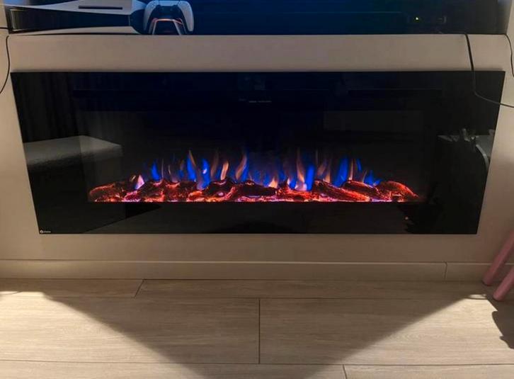 Elektrische sfeerhaard Aflamo 152 x 54 cm, Huis en Inrichting, Haarden, Zo goed als nieuw, Elektrische haard, Ophalen of Verzenden