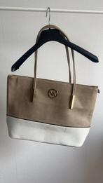Beige met witte Michael kors tas, Ophalen of Verzenden, Nieuw, Beige, Handtas