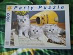 Poezen puzzel, Hobby en Vrije tijd, Denksport en Puzzels, Ophalen of Verzenden, 500 t/m 1500 stukjes, Zo goed als nieuw, Legpuzzel