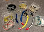 6 duikbrillen en 4 snorkels, Ophalen of Verzenden, Zo goed als nieuw, Duikbril of Snorkel