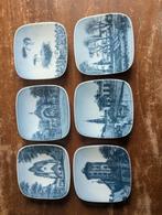 6 verschillende unieke keramieken mini bordjes B&G Denmark, Ophalen of Verzenden
