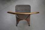 Partij hippe eetkamerstoelen Tolix metaal hout koper stapelb, Huis en Inrichting, Stoelen, Ophalen, Bruin, Nieuw, Vijf, Zes of meer stoelen