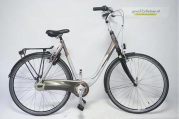 Refurbished Gazelle Lite Line Zilver-Grijs 58cm - Damesfiets beschikbaar voor biedingen