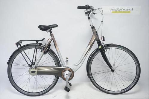 Refurbished Gazelle Lite Line Zilver-Grijs 58cm - Damesfiets, Fietsen en Brommers, Fietsen | Dames | Damesfietsen, Zo goed als nieuw