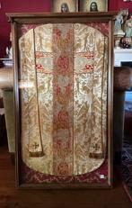 Antieke Kazuifel met Stola in Lijst ❤️ rond 1835, Ophalen