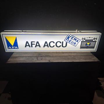 Afa accu's lichtbak Vintage '70er jaren  beschikbaar voor biedingen