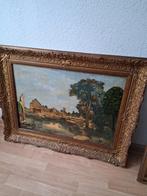 Antieke schilderijlijst, 90 br x 69 hoog x 7 dik, Ophalen