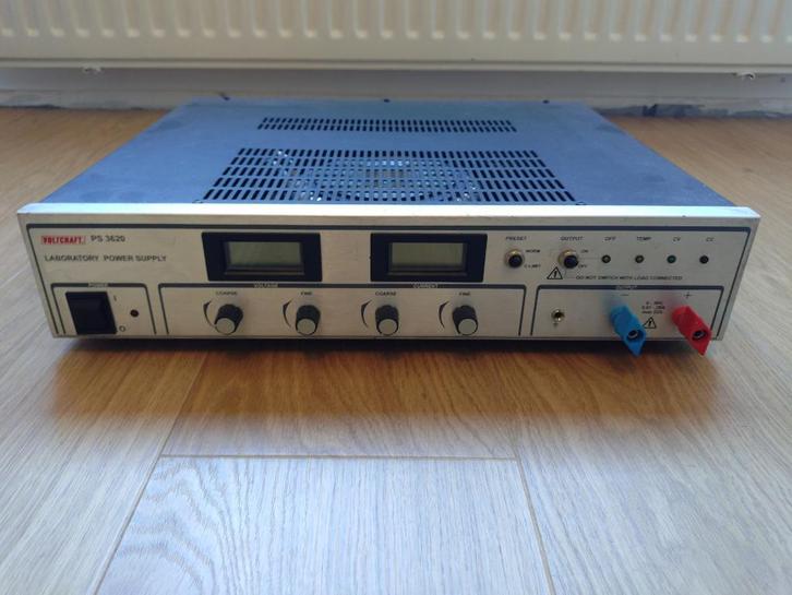 Voltcraft PS3620, 0-36V 0-20A lineaire voeding, Hobby en Vrije tijd, Elektronica-componenten, Gebruikt, Ophalen