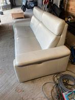 Witlederen relaxbank, Ophalen, Relax, Zo goed als nieuw, 200 tot 250 cm