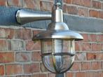 Antieke klassieke scheepslamp - wandlamp - vernikkeld, Ophalen of Verzenden