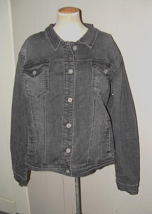Exxcellent grijze Almira spijkerjas spijkerjack maat 48, Kleding | Dames, Jassen | Zomer, Zo goed als nieuw, Maat 46/48 (XL) of groter