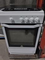 Indesit Fornuis - Gasoven -smal, Witgoed en Apparatuur, Fornuizen, Ophalen, Gebruikt, 4 kookzones, Gas