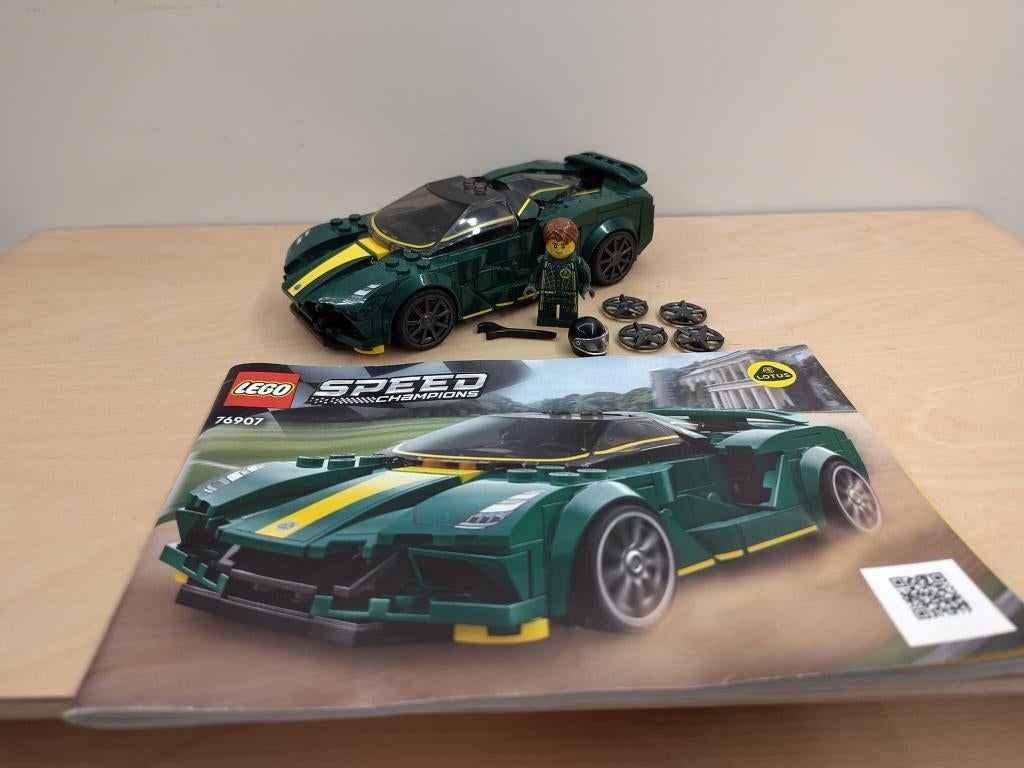 Lego 76907 Speedchampions Lotus Evija, Kinderen en Baby's, Speelgoed | Duplo en Lego, Ophalen, Zo goed als nieuw, Complete set