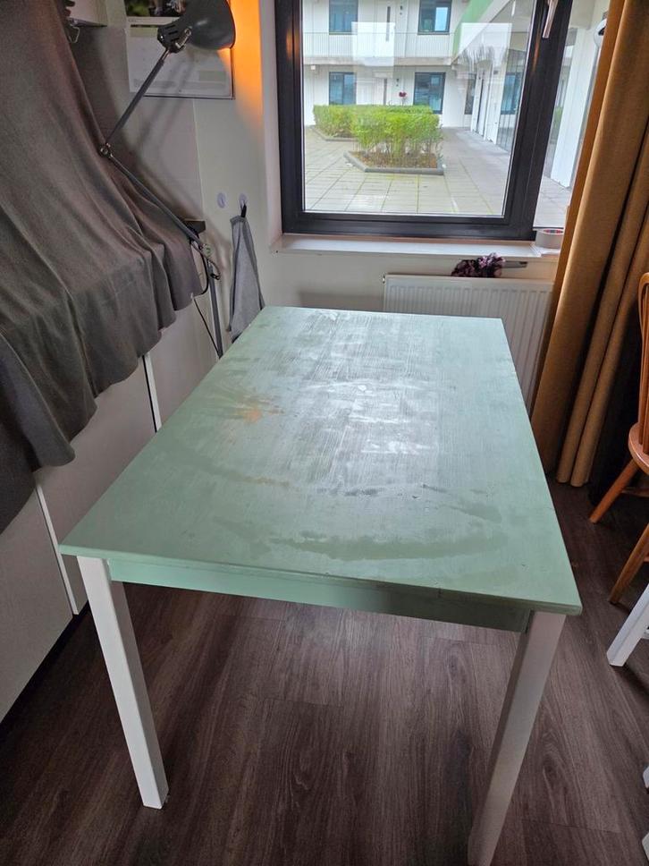 IKEA IVAR Tafel, Huis en Inrichting, Tafels | Eettafels, Gebruikt, 50 tot 100 cm, 100 tot 150 cm, Vier personen, Rechthoekig, Grenenhout