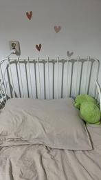 Minnen Meegroeibed - Wit Metaal, Huis en Inrichting, Ophalen, 90 cm, Eenpersoons, Wit