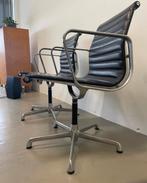 Eames Stoel EA 108 - Charles & Ray Eames voor ICF Italië '80, Zwart, Ophalen