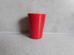 Melkbeker New Bone China Rood Premier Hema, Ophalen of Verzenden, Zo goed als nieuw, Overige stijlen, Kop(pen) en/of Schotel(s)