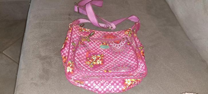 Mooie roze Oilily tas, Sieraden, Tassen en Uiterlijk, Tassen | Damestassen, Zo goed als nieuw, Schoudertasje, Roze, Ophalen of Verzenden