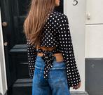 Minre flow top dots NIEUW met kaartje M/L, Maat 38/40 (M), Verzenden, Zwart, Nieuw