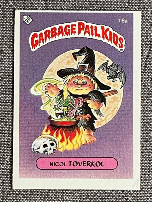 Garbage Pail Kids 1985 | Dutch Test set | Nicol Toverkol, Hobby en Vrije tijd, Stickers en Plaatjes, Zo goed als nieuw, Sticker