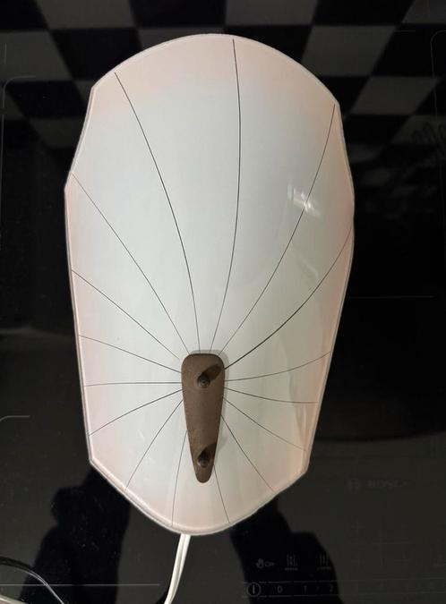 Vintage glazen wandlampje fifties sixties jaren 50 60, Antiek en Kunst, Antiek | Lampen, Ophalen of Verzenden
