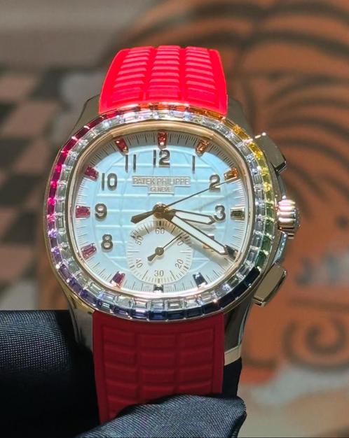 Patek Philippe  7968/300R, Sieraden, Tassen en Uiterlijk, Sporthorloges, Nieuw, iOS, Rood, Ophalen
