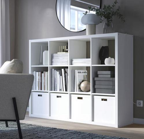 Kallax kast, Huis en Inrichting, Kasten | Wandmeubels, Zo goed als nieuw, 100 tot 150 cm, Minder dan 150 cm, 25 tot 50 cm, Met plank(en)