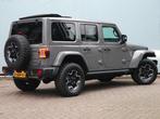 Jeep Wrangler Unlimited 4xe 380 pk Rubicon / Schuifdak / Led, Auto's, Jeep, Te koop, Zilver of Grijs, Wrangler, 152 €/maand