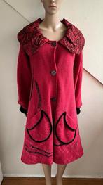 Save the Queen winterjas mantel rood maat L 40 cashmere, Kleding | Dames, Jassen | Winter, Maat 38/40 (M), Zo goed als nieuw, Rood